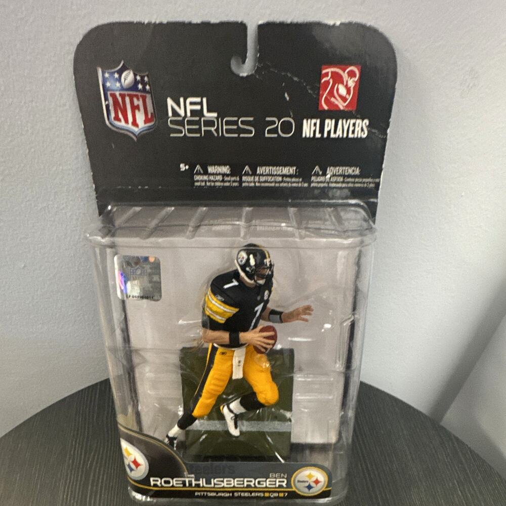 Ben Roethlisberger McFarlane NFL Series 20 Steelers Figure 2009 Seal